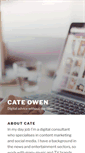 Mobile Screenshot of cateowen.co.nz